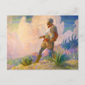 Cartes Pour Fêtes Annuelles Le découvreur de Newell Convers Wyeth (Devant)