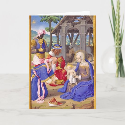 Cartes Pour Fêtes Annuelles Le don des Mages (Devant)