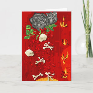 Cartes Pour Fêtes Annuelles Le feu brûlant d'amour