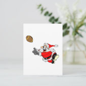 Cartes Pour Fêtes Annuelles Le football Père Noël (Debout devant)