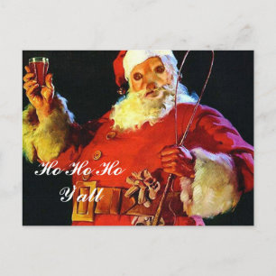 Cartes Pour Fêtes Annuelles Le Fox est un autre Père Noël, Ho Ho Ho