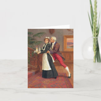 Cartes Pour Fêtes Annuelles Le Gentilhomme et la Servante