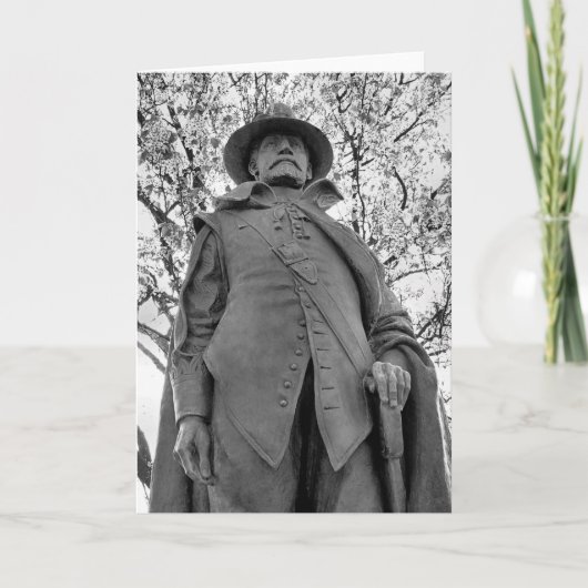 Cartes Pour Fêtes Annuelles Le Gouverneur William Bradford (Devant)