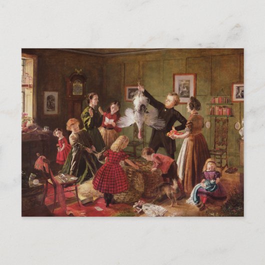 Cartes Pour Fêtes Annuelles Le Hamper de Noël (Devant)