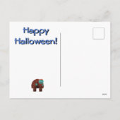 Cartes Pour Fêtes Annuelles Le Hunchback en zombie (Dos)