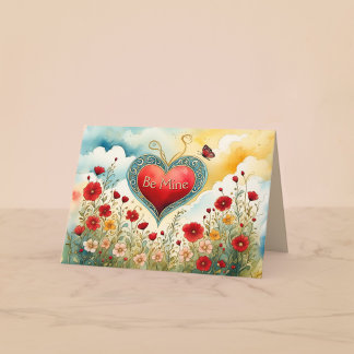 Cartes Pour Fêtes Annuelles Le jardin d'amour