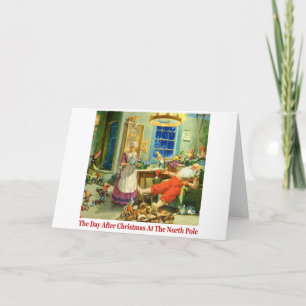Cartes Pour Fêtes Annuelles Le jour après Noël chez le Polonais du nord