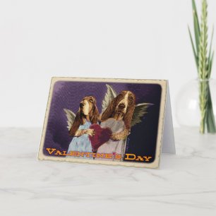 Cartes Pour Fêtes Annuelles Le jour de Bassentine heureux