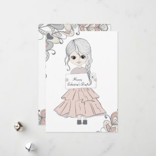 Cartes Pour Fêtes Annuelles Le Jour de Happy Galentine.