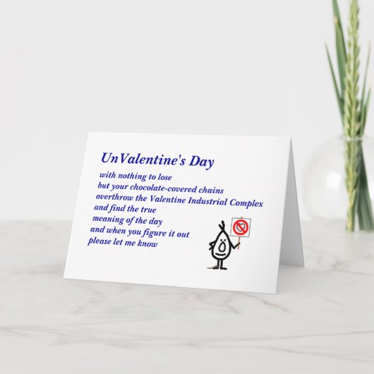 Cartes Pour Fêtes Annuelles Le jour d'UnValentine (Devant)