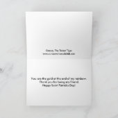 Cartes Pour Fêtes Annuelles Le jour Gracey de St Patrick (Intérieur)