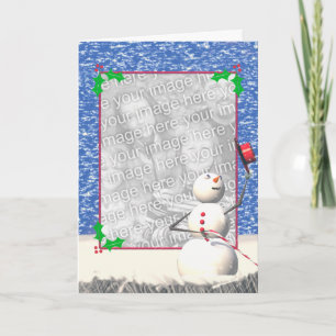 Cartes Pour Fêtes Annuelles Le jour parfait du bonhomme de neige de Noël