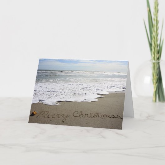 Cartes Pour Fêtes Annuelles Le Joyeux Noël de Beachwrite (Devant)