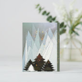 Cartes Pour Fêtes Annuelles Le Kerst - le Kerstkaart range le glitter (Debout devant)