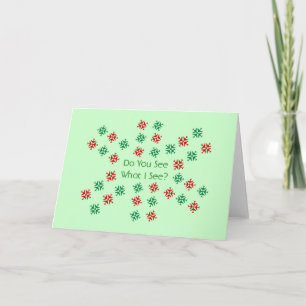 Cartes Pour Fêtes Annuelles Le lac Do You SeeWhat I ?