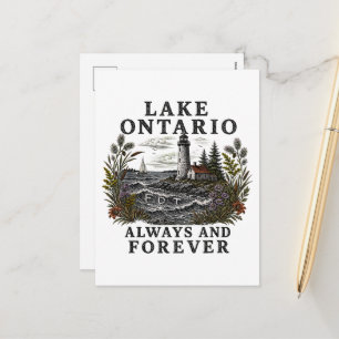 Cartes Pour Fêtes Annuelles Le lac Ontario toujours et à jamais