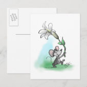 Cartes Pour Fêtes Annuelles Le lys de Pâques de Moe (Devant / Derrière)