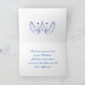 Cartes Pour Fêtes Annuelles Le Mariage de Swan (Intérieur)