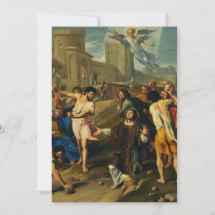 Cartes Pour Fêtes Annuelles Le martyre de Saint-Étienne