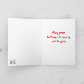 Cartes Pour Fêtes Annuelles Le matin de l'hiver (Intérieur)