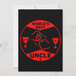 Cartes Pour Fêtes Annuelles Le meilleur oncle du monde