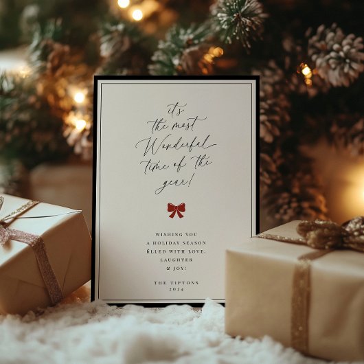 Cartes Pour Fêtes Annuelles Le Moment Le Plus Merveilleux De L'Année