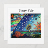 Cartes Pour Fêtes Annuelles Le monde caché (carte Yule) (Devant / Derrière)