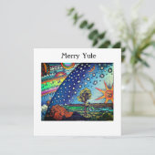 Cartes Pour Fêtes Annuelles Le monde caché (carte Yule) (Debout devant)