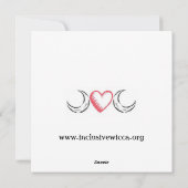 Cartes Pour Fêtes Annuelles Le monde caché (carte Yule) (Dos)