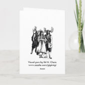 CARTES POUR FÊTES ANNUELLES LE MOOSEDONIANS (Dos)