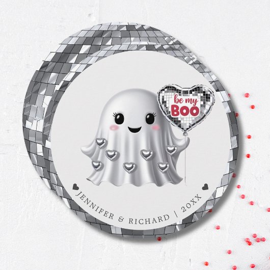 Cartes Pour Fêtes Annuelles Le Motif de design de Silver Ghost Valentine