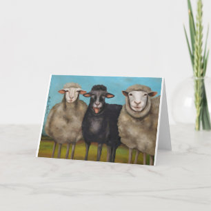 Cartes Pour Fêtes Annuelles Le mouton noir