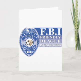 Cartes Pour Fêtes Annuelles Le nez de beagle