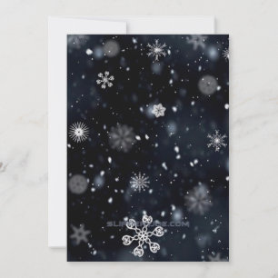 Cartes Pour Fêtes Annuelles Le Noël de SlipperyJoe, hiver magique paisible à