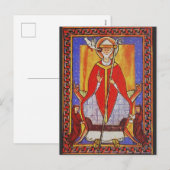 Cartes Pour Fêtes Annuelles Le Pape Saint Grégoire I. Dialogiste (Devant / Derrière)