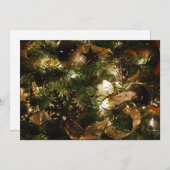 Cartes Pour Fêtes Annuelles Le papillon de Noël (Devant / Derrière)