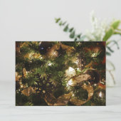 Cartes Pour Fêtes Annuelles Le papillon de Noël (Debout devant)