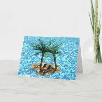 Cartes Pour Fêtes Annuelles Le paradis pour deux