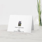 Cartes Pour Fêtes Annuelles Le pays des merveilles d'hiver (Dos)