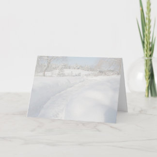 Cartes Pour Fêtes Annuelles Le pays des merveilles d'hiver