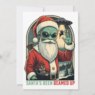 Cartes Pour Fêtes Annuelles Le Père Noël a été téléporté