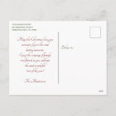 Cartes Pour Fêtes Annuelles Le Père Noël Circule En Moto Joyeux Noël (Dos)