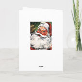 Cartes Pour Fêtes Annuelles Le père noël de ondulation (Dos)