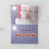 Cartes Pour Fêtes Annuelles Le Père Noël vous regarde (Intérieur)