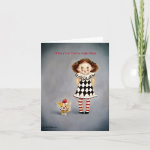 Cartes Pour Fêtes Annuelles Le Petit Clown Valentine