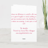 Cartes Pour Fêtes Annuelles Le petit groupe (Dos)