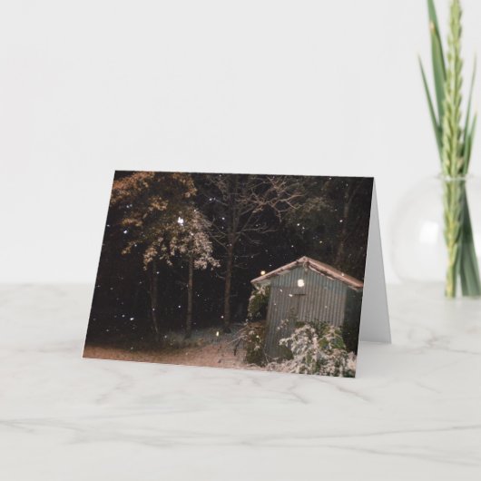 Cartes Pour Fêtes Annuelles Le peu a jeté (Devant)