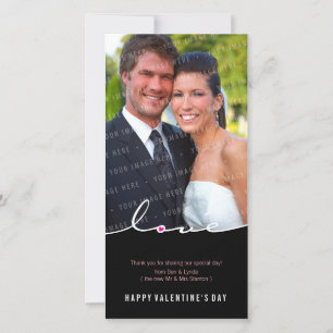 Cartes Pour Fêtes Annuelles LE PHOTOCARD DE VALENTINE : : clivage 3 d'amour