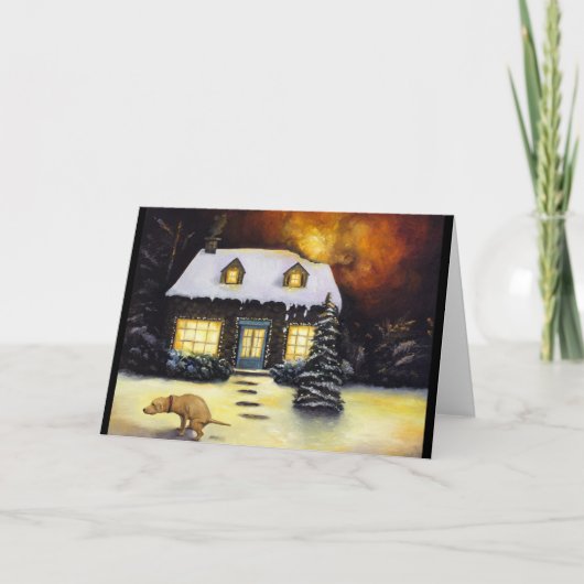 Cartes Pour Fêtes Annuelles Le plus mauvais cauchemar de Kinkade (Devant)