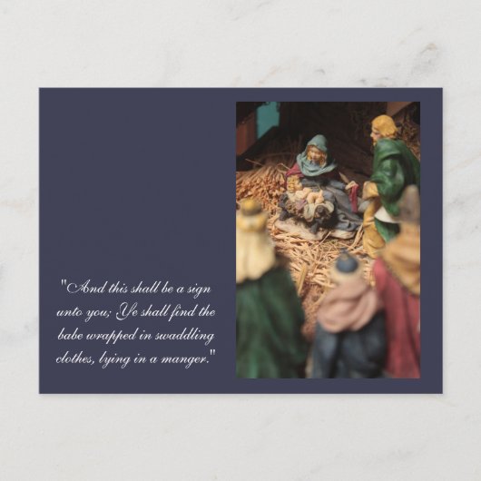 Cartes Pour Fêtes Annuelles Le premier Noël (Devant)